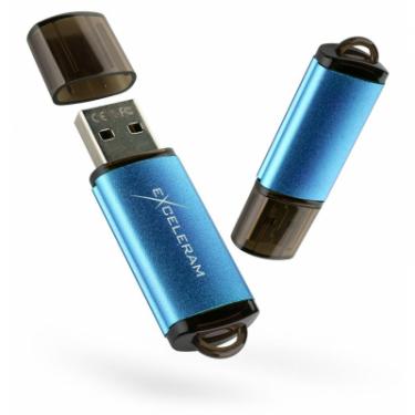 USB флеш накопитель eXceleram 32GB A3 Series Blue USB 2.0 Фото
