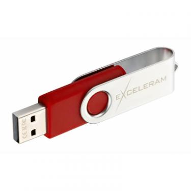 USB флеш накопитель eXceleram 32GB P1 Series Silver/Red USB 2.0 Фото 4