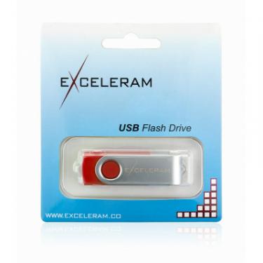 USB флеш накопитель eXceleram 32GB P1 Series Silver/Red USB 2.0 Фото 7