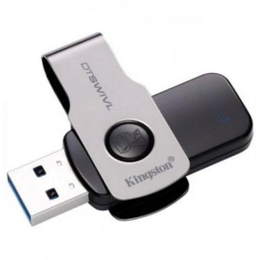 USB флеш накопитель Kingston 128GB DT SWIVL Metal USB 3.0 Фото 1