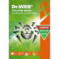 Антивирус Dr. Web Security Space, 3 ПК 1 год карт. конверт Фото