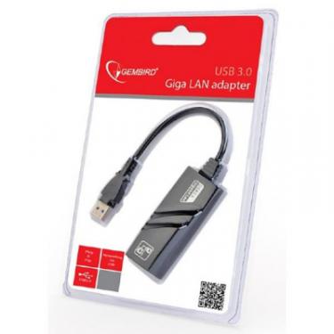 Адаптер Gembird USB3.0 to Gigabit Ethernet RJ45 Фото 1