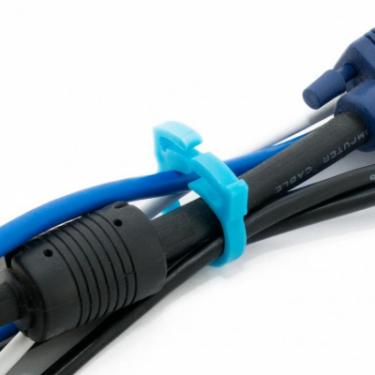 Держатель для кабеля Extradigital Cable Clips CC-901 (Blue) * 6 Фото 4