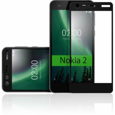Стекло защитное Vinga для Nokia 2 Black Фото 3