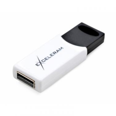 USB флеш накопитель eXceleram 64GB H2 Series White/Black USB 2.0 Фото 2