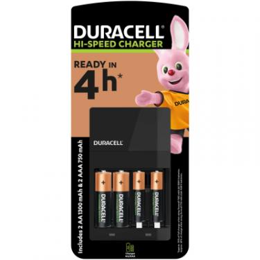 Зарядное устройство для аккумуляторов Duracell CEF14, 4 години, 1 шт. (Includes 2 AA1300mAh & 2 A Фото