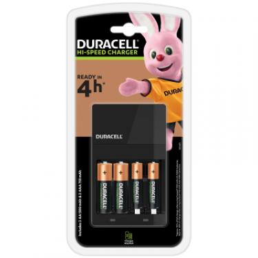 Зарядное устройство для аккумуляторов Duracell CEF14, 4 години, 1 шт. (Includes 2 AA1300mAh & 2 A Фото 1