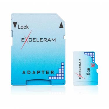 Карта памяти eXceleram 8GB microSD class 10 Color series Фото