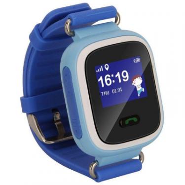 Смарт-часы UWatch Q60 Kid smart watch Blue Фото 2