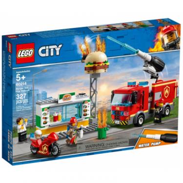 Конструктор LEGO City Пожар в бургер-кафе 327 деталей Фото