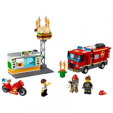 Конструктор LEGO City Пожар в бургер-кафе 327 деталей Фото 1