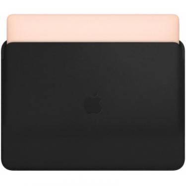 Чехол для ноутбука Apple 13" MacBook Pro, Leather Sleeve, Black Фото 2