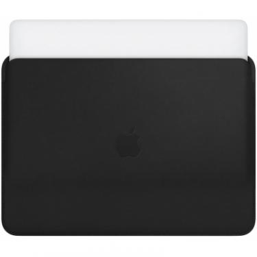 Чехол для ноутбука Apple 13" MacBook Pro, Leather Sleeve, Black Фото 3