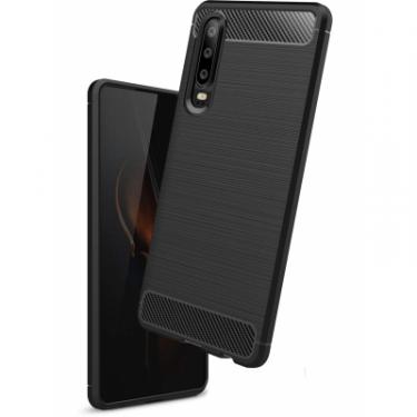 Чехол для мобильного телефона Laudtec для Huawei P30 Carbon Fiber (Black) Фото 1