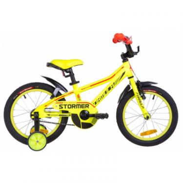 Детский велосипед Formula 16" STORMER рама-8,5" 2019 желтый Фото