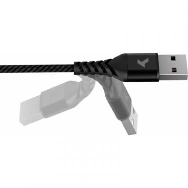 Дата кабель Pixus USB 2.0 AM to Lightning 1.0m MFI Flex Black Фото 3