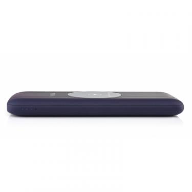 Батарея универсальная Vinga 10000 mAh Wireless QC3.0 PD soft touch purple Фото 4