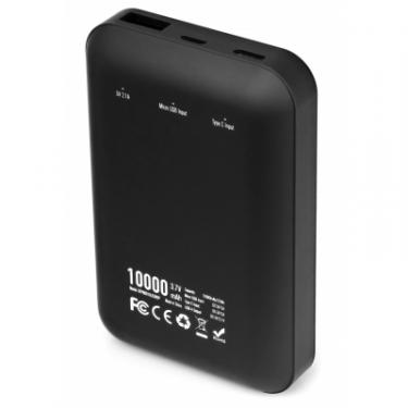 Батарея универсальная Vinga 10000 mAh Display soft touch black Фото 4