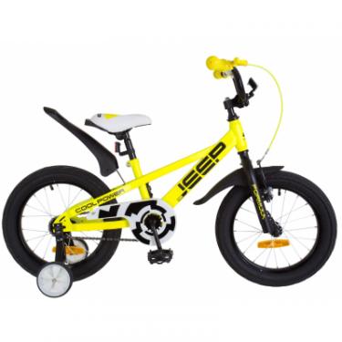 Детский велосипед Formula 16" JEEP рама-8,5" 2019 желтый Фото