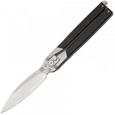 Нож Artisan Kinetic Balisong, D2, G10 Flat black Фото