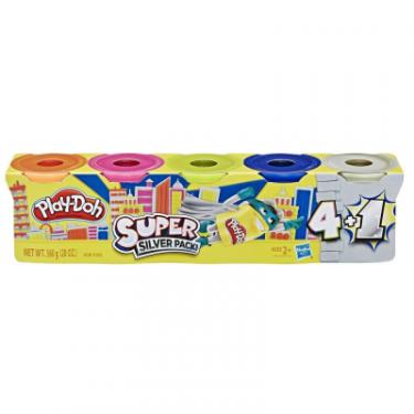Набор для творчества Hasbro Play-Doh 5 шт Серебряный цвет Фото