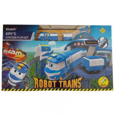 Игровой набор Silverlit Robot Trains Станция Кея Фото