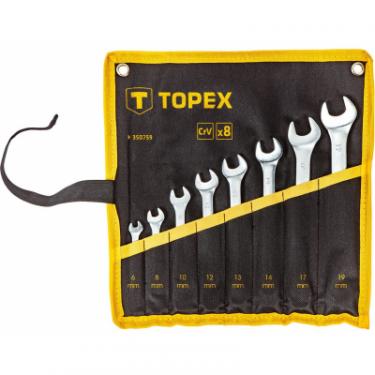 Ключ Topex ключей комбинированных, 6-19 мм, 8 шт. Фото