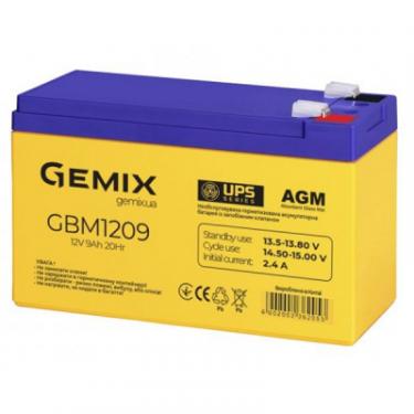 Батарея к ИБП Gemix GBM 12В 9 Ач Фото 1