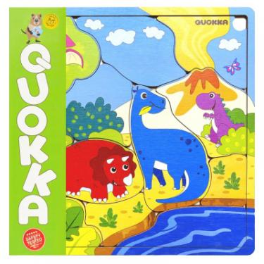 Развивающая игрушка Quokka Пазл-мозаика Динозаврики Фото