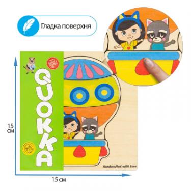 Развивающая игрушка Quokka Пазл-мозаика Динозаврики Фото 3
