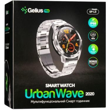 Смарт-часы Gelius Pro GP-L3 (URBAN WAVE 2020) (IP68) Silver/Dark Blu Фото 17