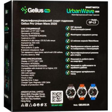 Смарт-часы Gelius Pro GP-L3 (URBAN WAVE 2020) (IP68) Silver/Dark Blu Фото 19