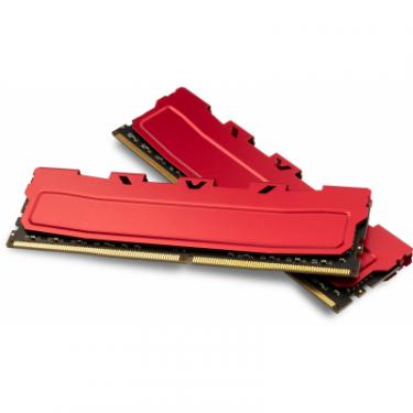 Модуль памяти для компьютера eXceleram DDR4 16GB (2x8GB) 3200 MHz Kudos Red Фото 2