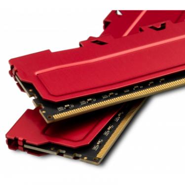 Модуль памяти для компьютера eXceleram DDR4 16GB (2x8GB) 3200 MHz Kudos Red Фото 3