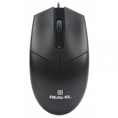 Мышка REAL-EL RM-208 USB Black Фото 5