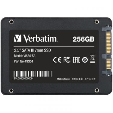 Накопитель SSD Verbatim 2.5" 256GB Фото 1