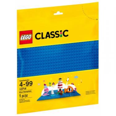 Конструктор LEGO Базовая пластина синего цвета Фото