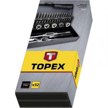 Набор инструментов Topex плашек и метчиков, M3 - M12, 32 шт Фото 1