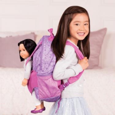 Аксессуар к кукле Our Generation рюкзак фиолетовый Фото 2