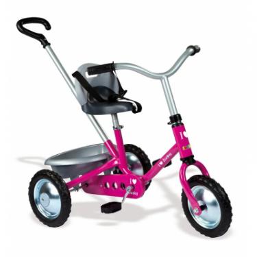 Детский велосипед Smoby Zooky с багажником Розовый Фото