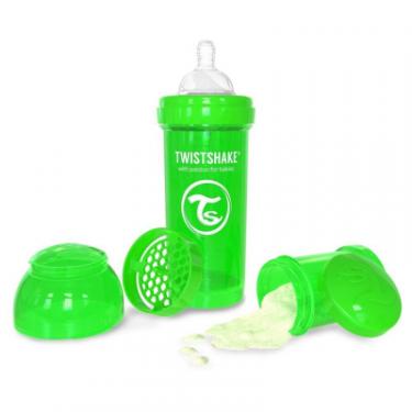 Бутылочка для кормления Twistshake антиколиковая 260 мл, зеленая Фото 2