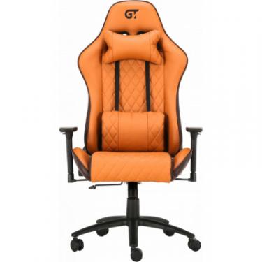 Кресло игровое GT Racer X-2540 Brown/Orange Фото 1