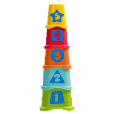 Развивающая игрушка Chicco Пирамидка Stacking Cups 2в1 Фото