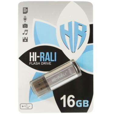 USB флеш накопитель Hi-Rali 16GB Stark Series Silver USB 2.0 Фото
