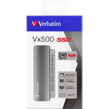 Накопитель SSD Verbatim USB 3.1 240GB Фото 2