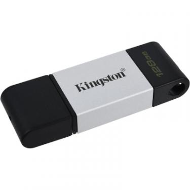 USB флеш накопитель Kingston 128GB DataTraveler 80 USB 3.2/Type-C Фото 1