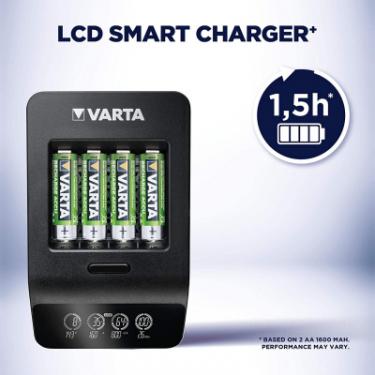 Зарядное устройство для аккумуляторов Varta LCD Smart Plus CHARGER +4*AA 2100 mAh Фото 4