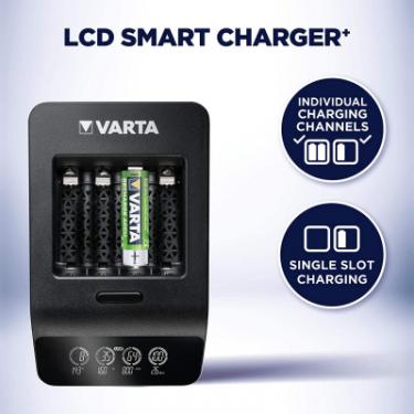 Зарядное устройство для аккумуляторов Varta LCD Smart Plus CHARGER +4*AA 2100 mAh Фото 6