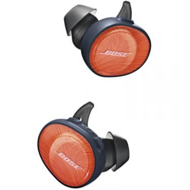 Наушники Bose SoundSport Free Wireless Headphones Orange/Blue Фото 5