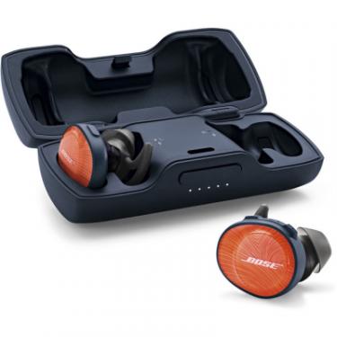 Наушники Bose SoundSport Free Wireless Headphones Orange/Blue Фото 7
